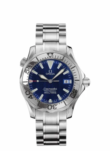 Omega Seamaster Diver 300M Quartz 36.25 Stainless Steel / Electric Blue / Bracelet 2263.80.00 (22638000)
